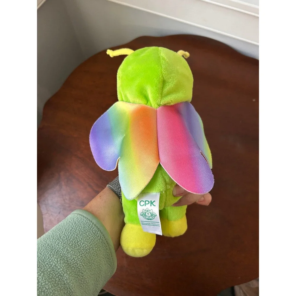 Cabbage Patch Kids Cuties Butterfly Plush Doll Green Rainbow Wings 9 Inch